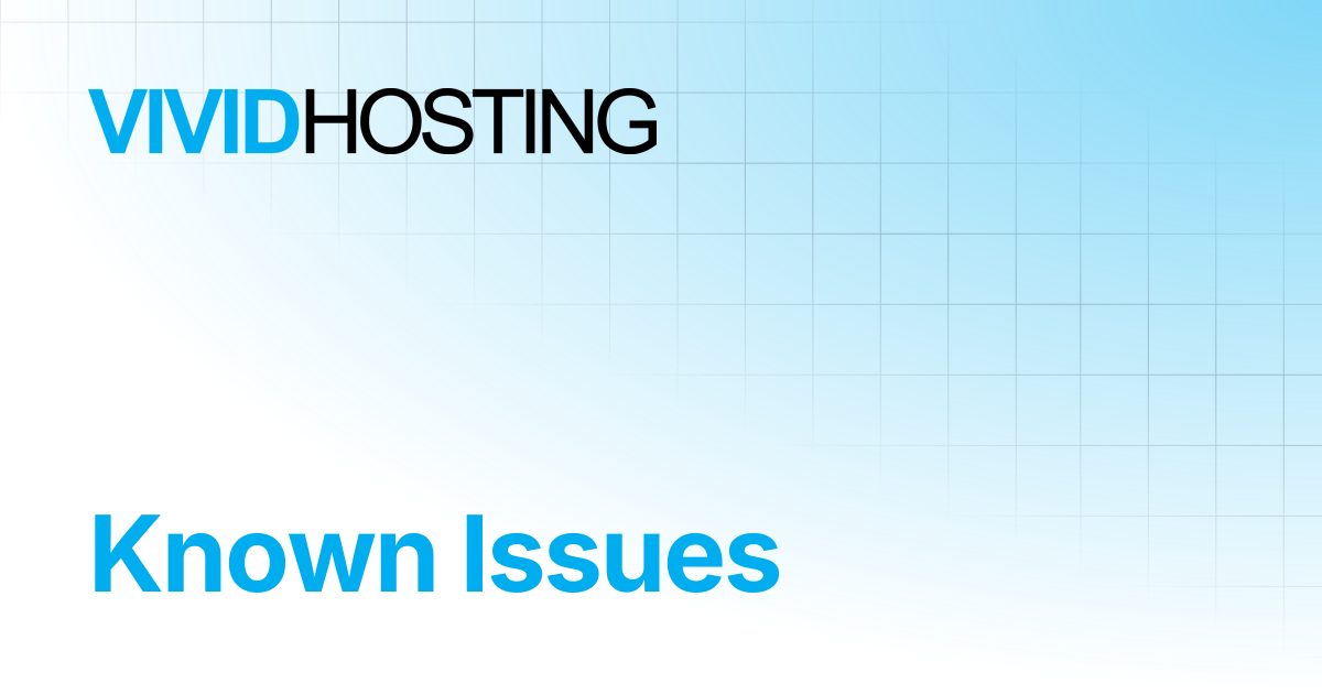 Known Issues | FIRST FRC Radio